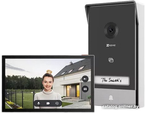Комплект видеодомофона Ezviz HP7 2K CS-HP7-R100-1W2TFC