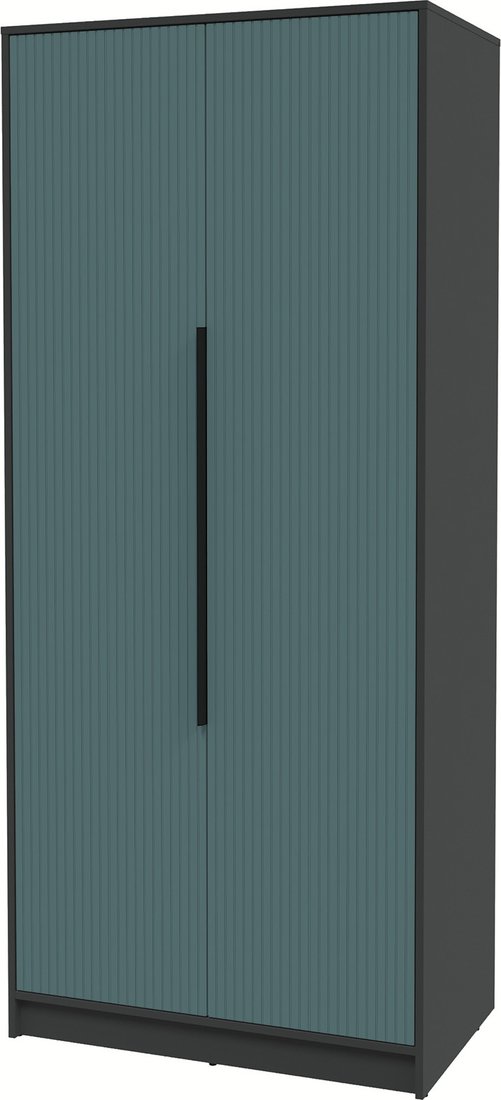 

Шкаф распашной Интерлиния Концепт Лайн КТ-Ш2 (антрацит/верде)