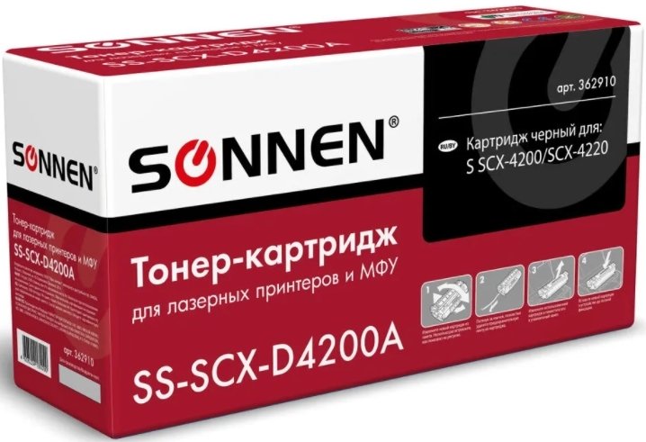 

Картридж Sonnen SS-SCX-D4200A (аналог Samsung SCX-D4200A)