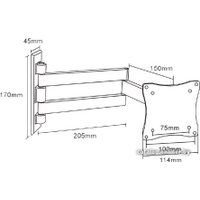 Кронштейн для телевизора Brateck LCD-101