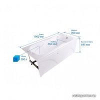 Ванна Triton Персей 190x90 Базовая Flat (с гидромассажем)