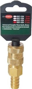 

Фитинг RockForce Быстроразъем пневмат с клапаном елочка 8 мм RF-BSE1-3SH