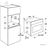 Электрический духовой шкаф Bertazzoni F457MODVTX