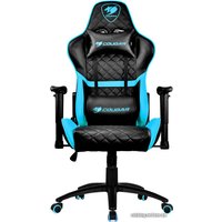 Игровое (геймерское) кресло Cougar Armor One Sky Blue (черный/голубой)