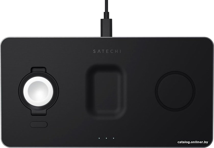 Беспроводное зарядное Satechi Trio Wireless Charging Pad
