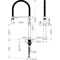 Смеситель Boheme Uno 115-NB (никель)