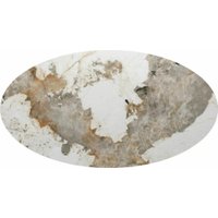Кухонный стол Signal Marocco 160-200/90 (ceramic белый pandoro/орех)