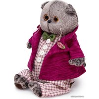 Классическая игрушка BUDI BASA Collection Басик в комбинезоне и пиджаке Ks22-226