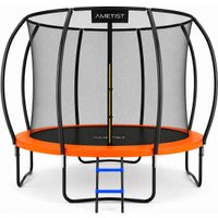 Батут AMETIST Pro Inside D312-10FT (синий/оранжевый)