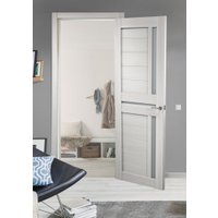 Межкомнатная дверь Velldoris Duplex 3 60x200 (дуб белый, мателюкс)