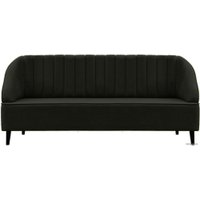 Диван Brioli Донато трехместный (микровелюр, В17 темно-серый)