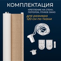 Рулонные шторы Franc Gardiner Blackout Dublin 60x160 7799897 (коричневый)