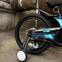 Детский велосипед Stels Leader 210 MD 2024 (темно-синий/зеленый)