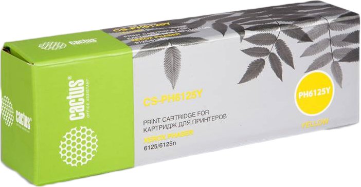

Картридж CACTUS CS-PH6125Y (аналог Xerox 106R01337)