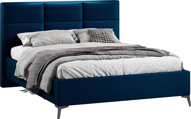 

Кровать Трия Делана Тип 1 с подъемным механизмом 160x200 (велюр Confetti Blue)