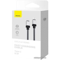 Кабель Baseus CoolPlay Series USB Type-C - Lightning (1 м, черный)