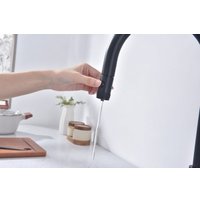 Смеситель Paulmark Galant Ga213077-GM (черный/вороненая сталь)