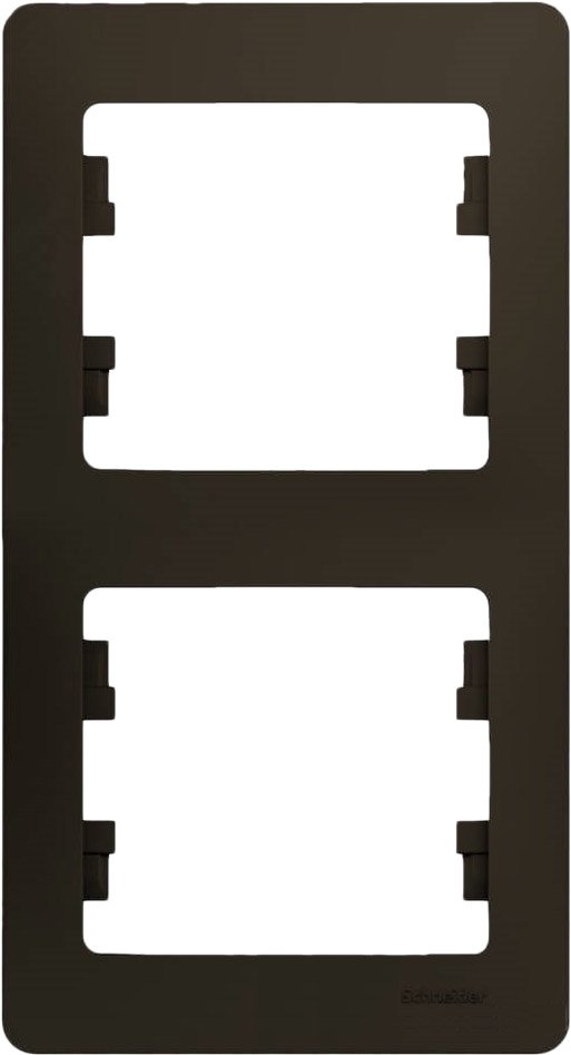 

Рамка Schneider Electric Glossa GSL000806 (шоколад)