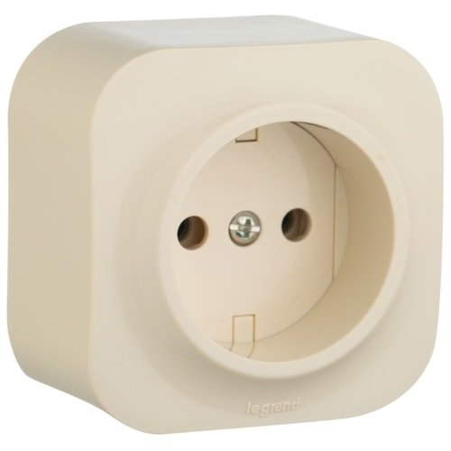 

Розетки, выключатели Legrand Quteo 782240 (бежевый)