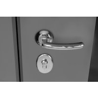 Металлическая дверь Guard MG60 МДФ/МДФ 87х205 правая (серый/белый ясень)