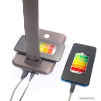 Настольная лампа Feron DE1728 (черный)