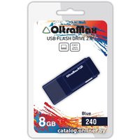 USB Flash OltraMax 240 8GB (синий) [OM-8GB-240-Blue]