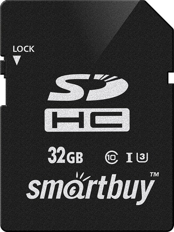 Карта памяти SmartBuy SDHC SB32GBSDHCU3 32GB