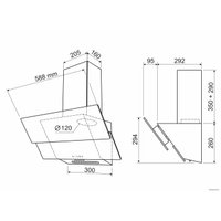 Кухонная вытяжка Holt HT-RH-016 60 (белый)