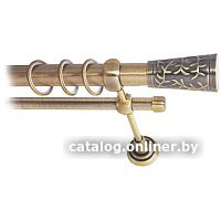 Карниз для штор Lm Decor Византия 066 2р гладкий 25/16мм (антик, 3м)
