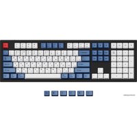 Набор кейкапов Keychron Q3 & Q4 & Q6 & V3 & V4 & V6 & K8 & K8 Pro OEM Dye-Sub PBT Russian-ANSI Blue JM-191