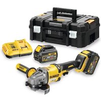Угловая шлифмашина DeWalt DCG414T2 (с 2-мя АКБ, кейс)