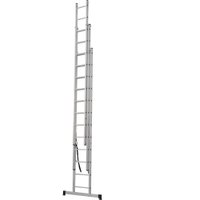 Лестница-стремянка Новая высота NV 123 алюминиевая трёхсекционная 3x12 ступеней