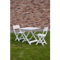 Набор садовой мебели Ipae Progarden Camping SET018BI (белый)