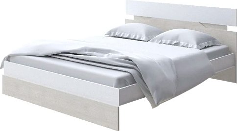 

Кровать PROxSON Milton 140x190 (белый/дуб шамони светлый 124)