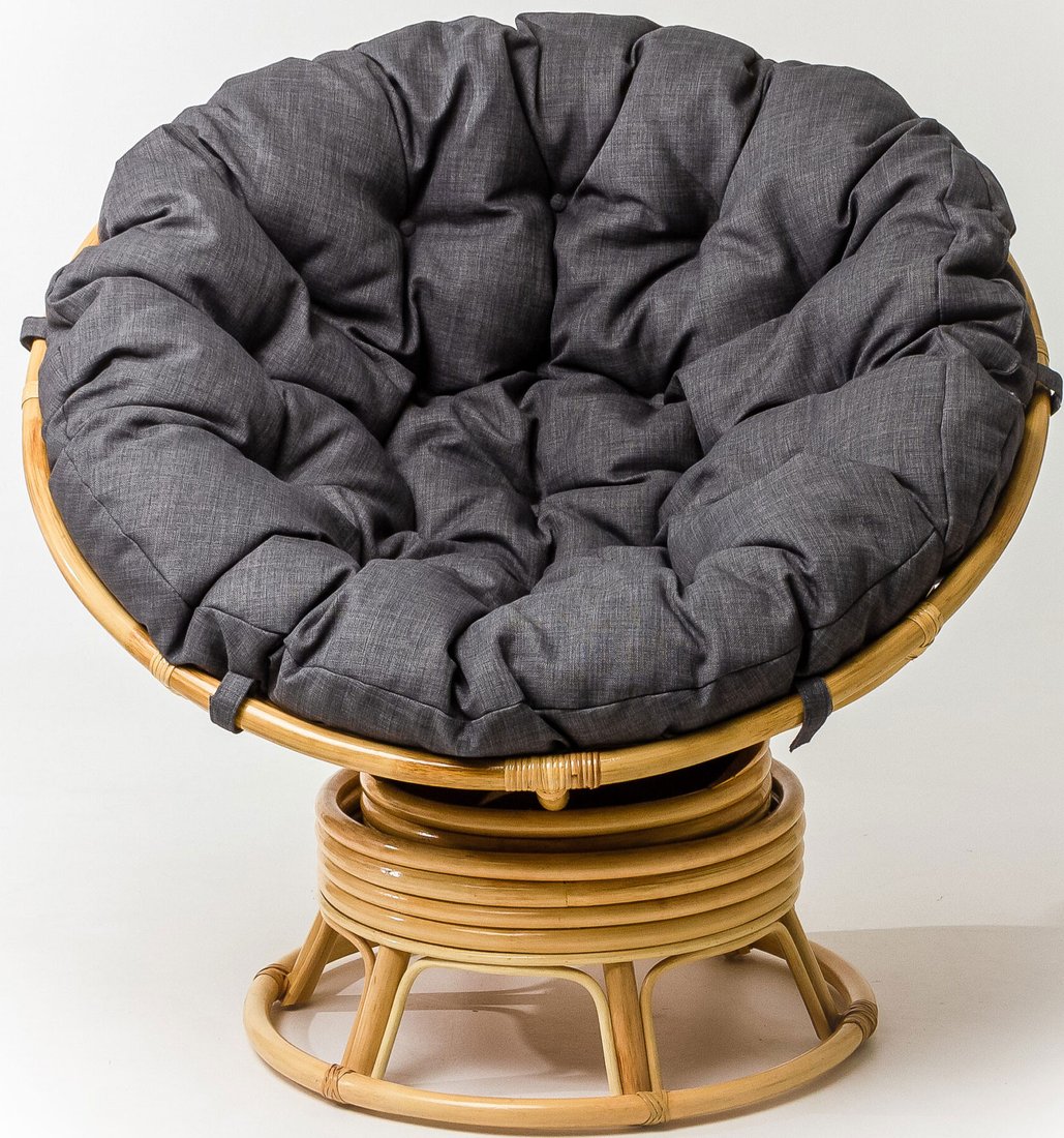 Садовое кресло Calamus Rotan Papasan 23/01B (мед/серый)