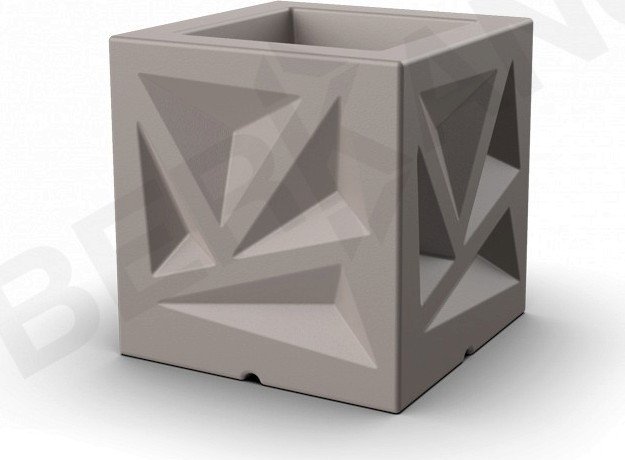 

Кашпо Berkano Icelandic Cube DB (кофейный)