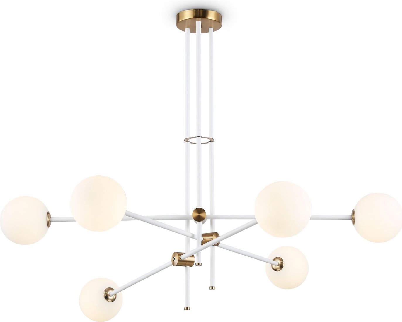 

Подвесная люстра Ambrella light Traditional TR2521/6 WH/BS