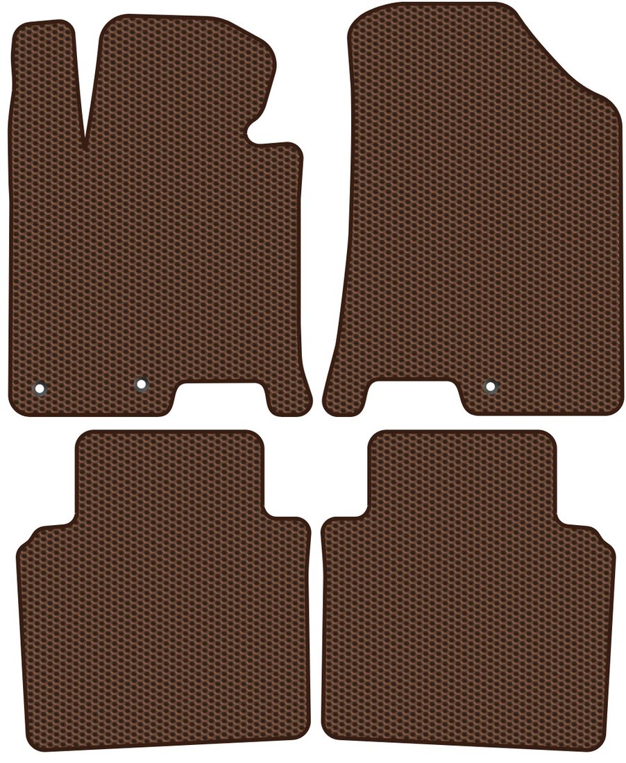 

Комплект ковриков для авто Alicosta Hyundai i40 I (седан / VF) 2011 - 2017 (коричневый, сота)