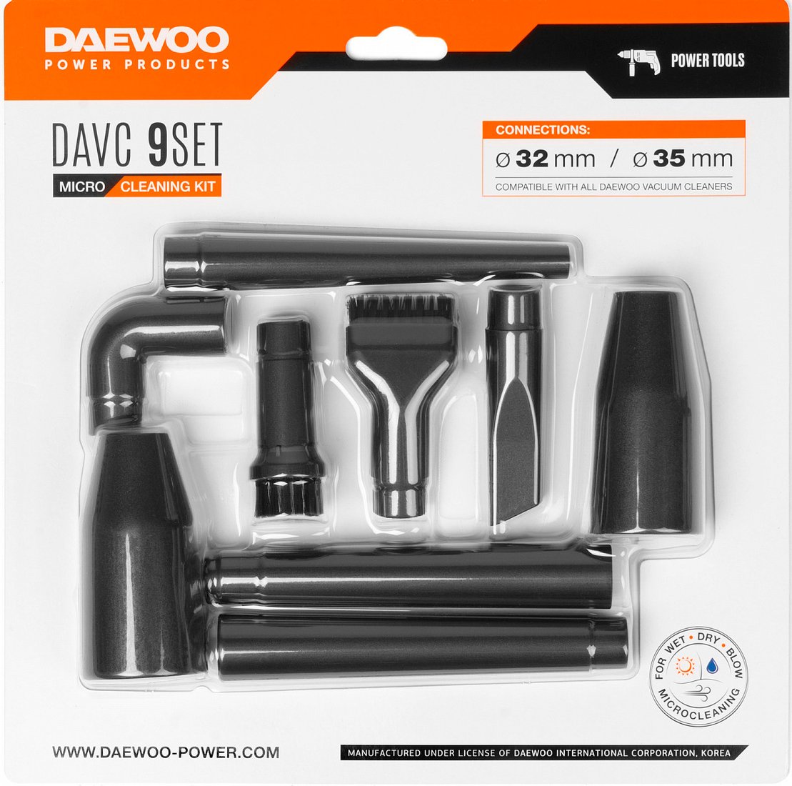 

Набор насадок Daewoo Power DAVC 9 Set