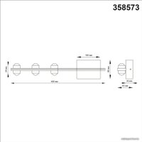 Уличный настенный светильник Novotech Calle 358573