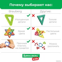 Магнитный конструктор BRAUBERG 663849 Kids Magnetic Build Blocks-79 Построй дом