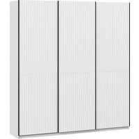 Шкаф-купе Трия Оскар Тиффани Т2 2100 282752 (черный/белый снег/белый софт)