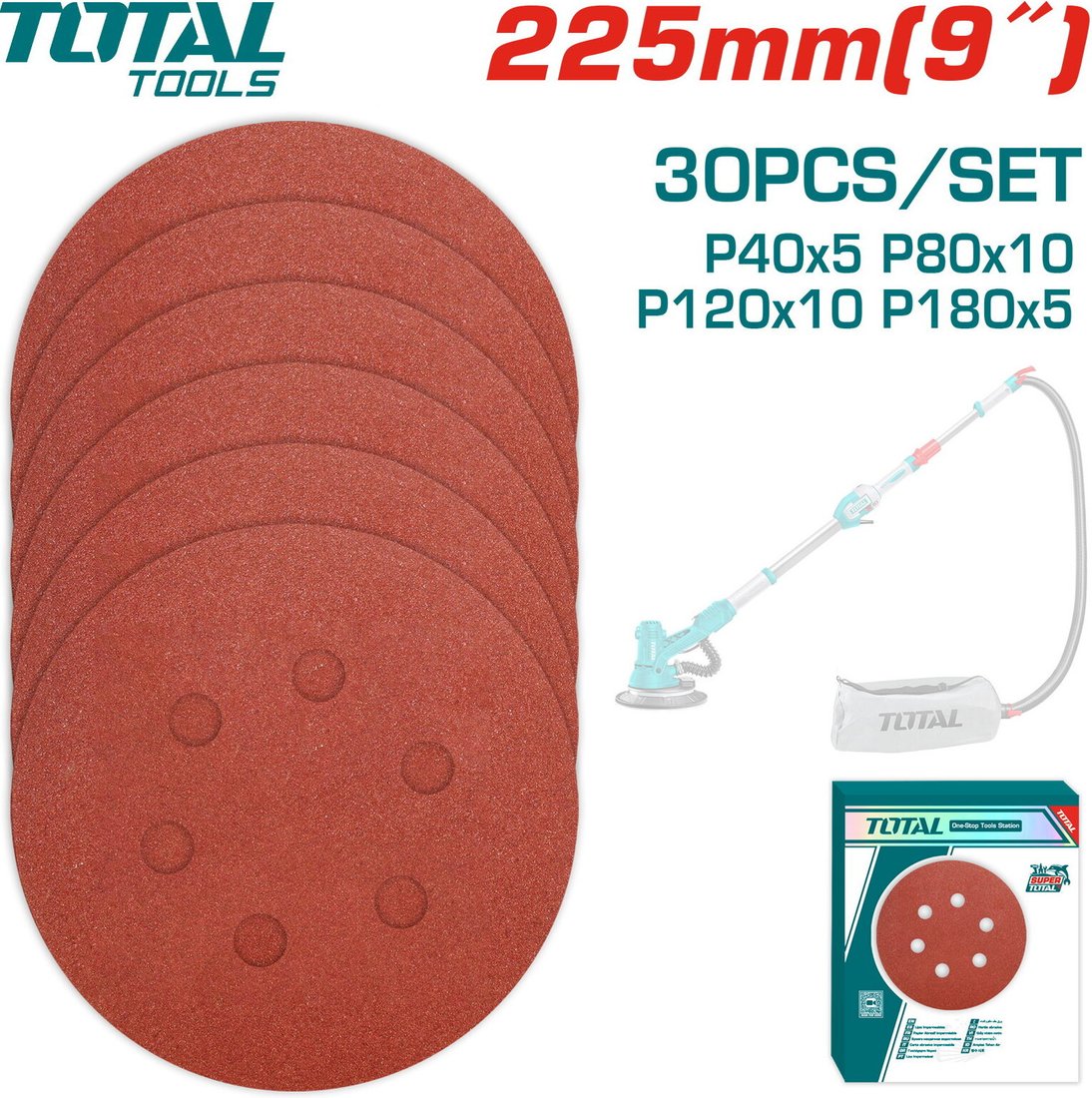 

Набор шлифкругов Total TAC225030