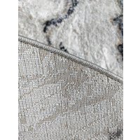 Ковер для жилой комнаты Safyun Victoria HL796-GREY-ANTRASIT-OVAL (0.8x1.5)