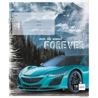 Школьная тетрадь BRAUBERG Sports car 106479 (18 л, клетка)