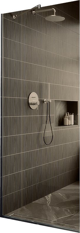 

Душевая стенка MaybahGlass 79x195 MGD-696-4у (бронзовое стекло/хром глянцевый)