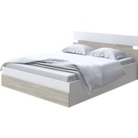 Кровать PROxSON Milton с ПМ 120x190 (белый/ясень шимо светлый)