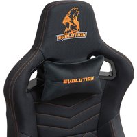 Игровое (геймерское) кресло Evolution Conqueror fabric (черный)