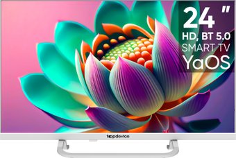 Topdevice 24" SMART TV YаOS (белый)