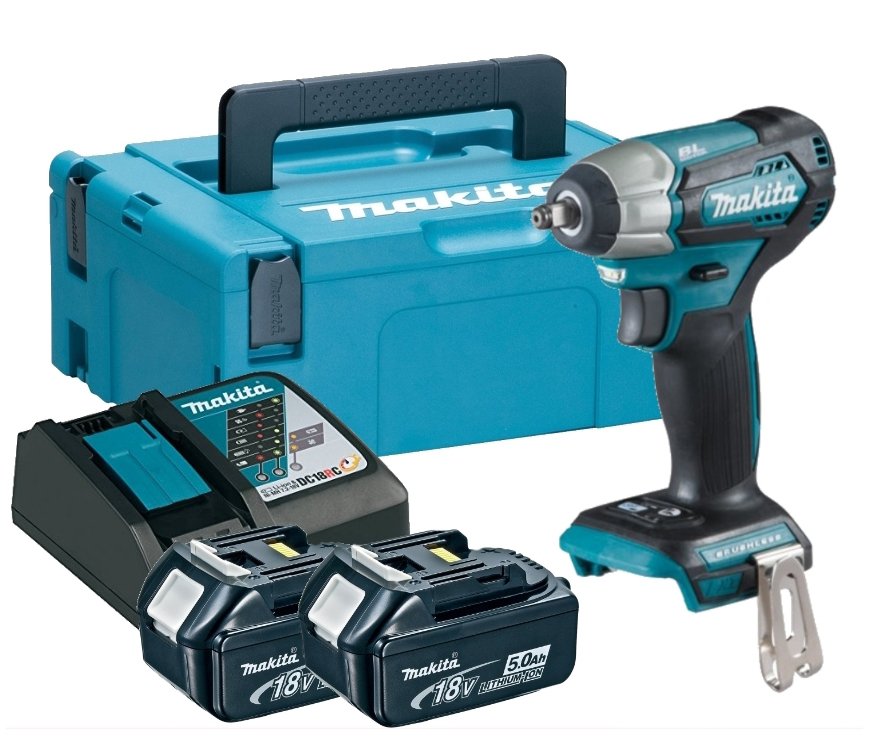 

Гайковерт Makita DTW180RTJ (с 2-мя АКБ, кейс)